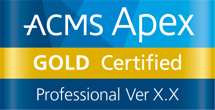 ACMS Apex GOLD Certified