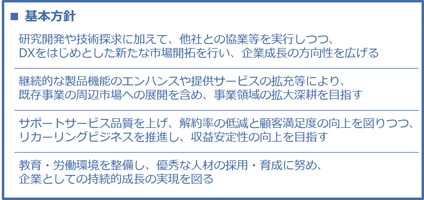 中期経営計画「変革への挑戦」