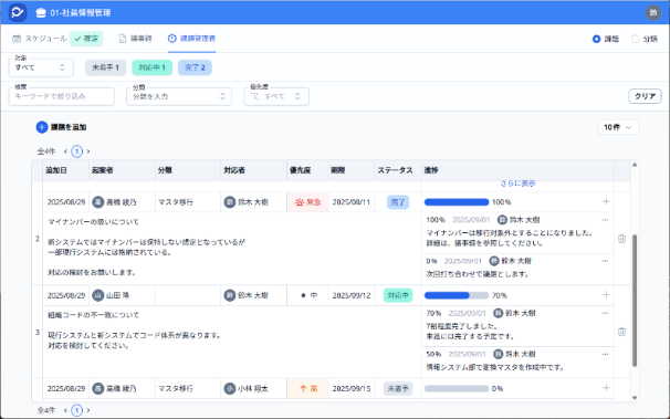 議事録