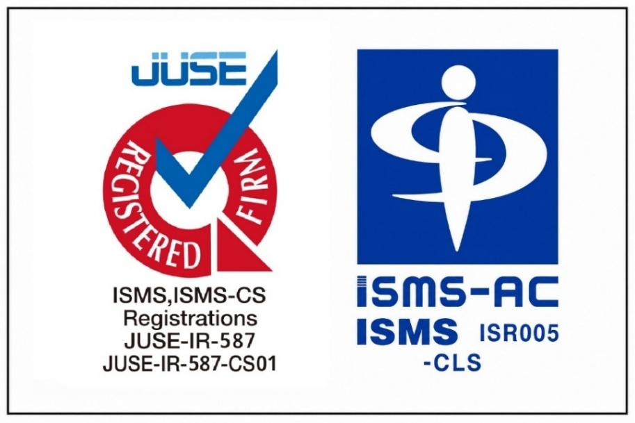 ISO/IEC 27001およびJIP-ISMS517-1.0（ISO/IEC27017）の認証を取得